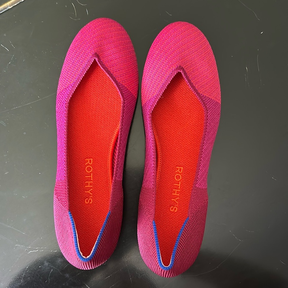 Rothy’s Pink Multicolor Flats